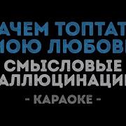 Смысловые Галлюцинации Зачем Топтать Мою Любовь Караоке