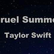 Cruel Summer Taylor Swift Karaoke No Guide Melody Instrumental Edkara