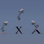 Spoof Pixar Lamp Luxo Jr