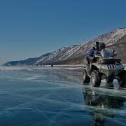 Квадроциклы Дрифт На Льду По Речке Квадроцикл Провалился Под Лёд