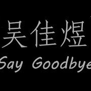 抖音音乐 Say Goodbye 吴佳煜