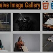 How To Create Responsive Image Gallery Using Html And Css Web Development Tutorial Learn Web