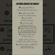 Fatihe Suresi