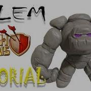 Как Слепить Голема Клэш Оф Клэнс Из Пластилина Туториал Golem From Clay Clash Of Clans Tutorial