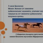 Китоби Зоология Синфи 7