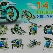 Развивающий Конструктор 14 In 1 Educational Solar Robot 14 Роботов На