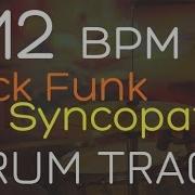 Rock Funk Syncopated 112 Bpm Drum Track
