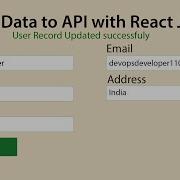 Update Data With Api React Js React Crud Tutorial With Node Devops Developer