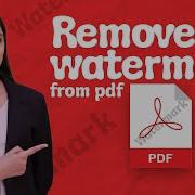 No Watermark Pdf How To Remove Watermark From Pdf Free And Safely Tweak Library