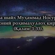 Қалам Сураси 1 33 Оятлар