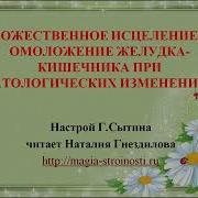 Исцеляющий Настрой Сытина Омоложение Желудка Кишечника