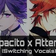 Nightcore Attention Despacito Switching Vocals