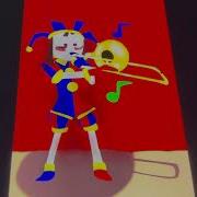 Pomni Playing Trombone