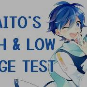 Kaito V3 High Low Vocal Range Tests 2022 Remake 高音厨音域テスト 低音厨音域テスト 2022リメイク Vocaloidカバー