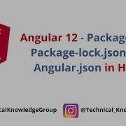 Angular 12 Package Json Package Lock Json And Angular Json In Detail In Angular 12 Devcodes