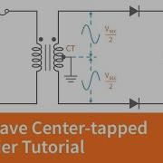 Full Wave Center Tapped Rectifier Tutorial Basic Electronics Circuitbread