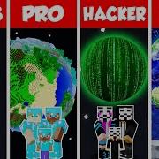Minecraft Noob Vs Pro Vs Hacker Vs God Planet In Minecraft Animation