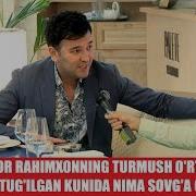 Sardor Rahimxonning Turmush O Rtog I Unga Nima Sovg A Qilgan