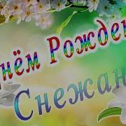 С Днём Рождения Снежана