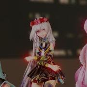 Mmd Tda Haku Miku Luka Wave Model Collab