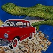 Машины Падают В Пасть Гигантского Крокодила Летсплей Beamng Drive