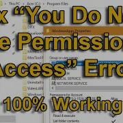 You Do Not Have Permission To Access Error Fix 2021 Windows 10 8 7 It Mars Bd