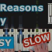 13 Reasons Why The Night We Met Slow Easy Piano Tutorial Lord Huron