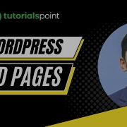 Wordpress Add Pages Tutorialspoint Tutorialspoint