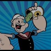 Popeye Eating Spinach