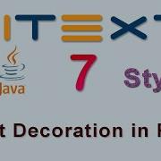 11 Use Of Style In Pdf Itext Java Sarthi Technology