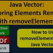 Vector Removeelement Method Java Collection Framework Ram N Java