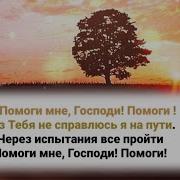 Помоги Мне Господи Помоги Без Тебя Не Справлюсь Я На Пути