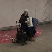 Девушка Играет На Баяне В Метро