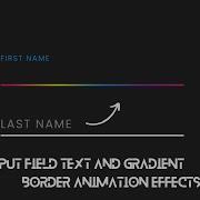 Css Input Field Text And Gradient Border Animation Effects Css Only Floating Label Codewithpk