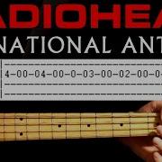 National Anthem Radiohead Guitar