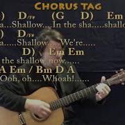 Shallow Lady Gaga Strum Guitar Cover Lesson With Chords Lyrics Munson