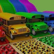 Learn Colors With Street Vehicle And Flying Toy Car Magic Slide