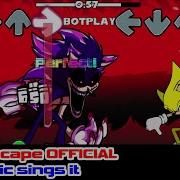 Final Escape Official But Sonic Sings It
