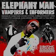 Vampires Informers Liondub Tester S Bk Jungle Mix Elephant Man Liondub Tester