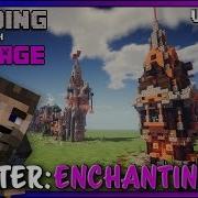 Minecraft Building With Sausage Starter Enchanting Tower Vanilla Tutorial