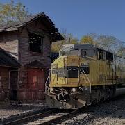 Train Passes Abandoned Station This Happens Gigantic Indiana Ohio Railway Train Defective Rail