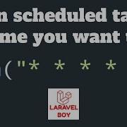 Laravel Advanced How To Use Cron Method To Run Scheduled Tasks Whenever You Want Laravel Boy