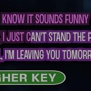 Easy Commodores Karaoke Higher Key
