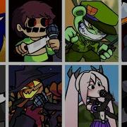 Too Slow But Every Turn A Different Character Sings It Fnf Too Slow But Everyone Sings It
