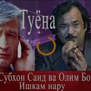 Субҳони Саид Базморо Таронаҳои Туёна