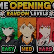 Guess The Anime Opening Challenge Impossible Level