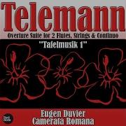 Eugen Duvier Overture Suite For 2 Flutes Strings Continuo Tafelmusik