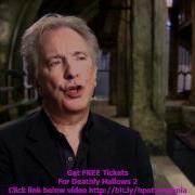 Harry Potter And The Deathly Hallows Part 2 Official Alan Rickman Severus Snape Interview