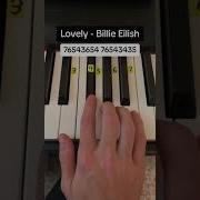Lovely Billie Eilish Piano Tutorial Easy