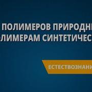 От Полимеров Природных К Полимерам Синтетическим